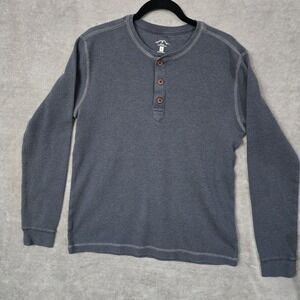 Waffle Knit Henley Thermal Large Heritage‎ Capsule Base Layer Utility Gorpcore